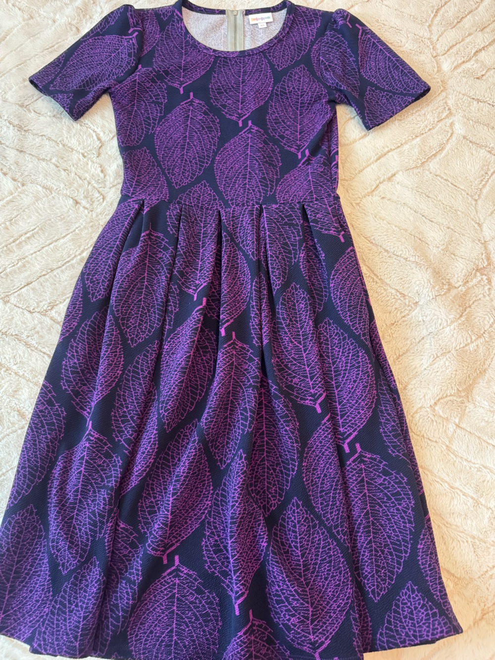 LuLaRoe vintage Print Amelia dress XS